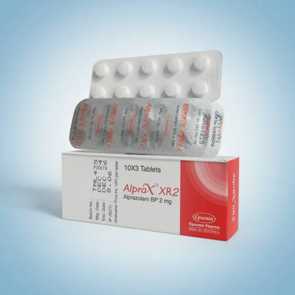 Alprazolam BP 2mg (30 Tablets)