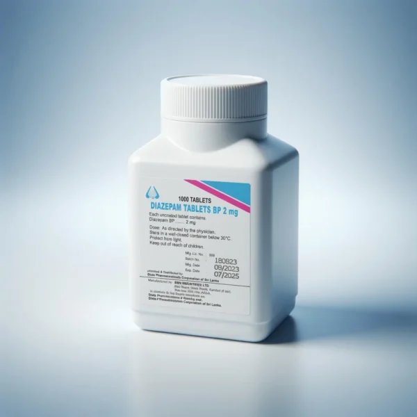 Diazepam 2mg (100 Tablets)
