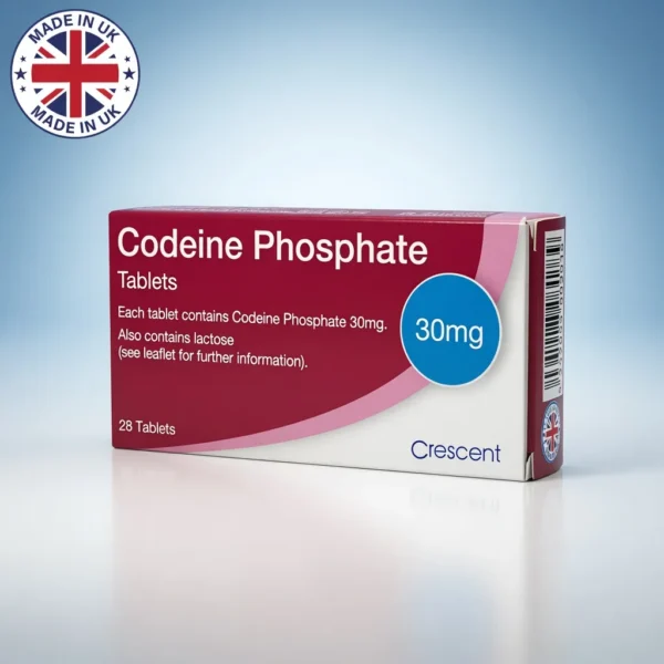 Codeine Phosphate 30mg Tablets (28 Tablets)
