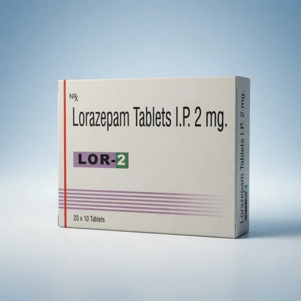 Lorazepam IP 2mg (30 Tablets)